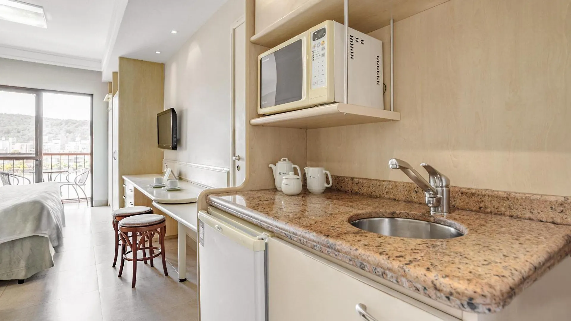 アパート Hotel-Studio-Apartamento Em Jurere Beach Village - フロリアノポリス